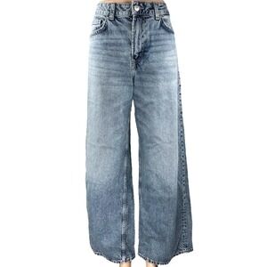 Divided H&M Baggy High Waisted Wide Leg Jean